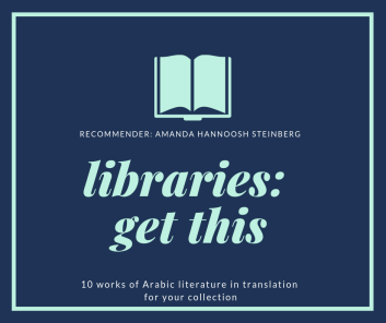 new library-recommendation project: 10 from amanda hannoosh steinberg